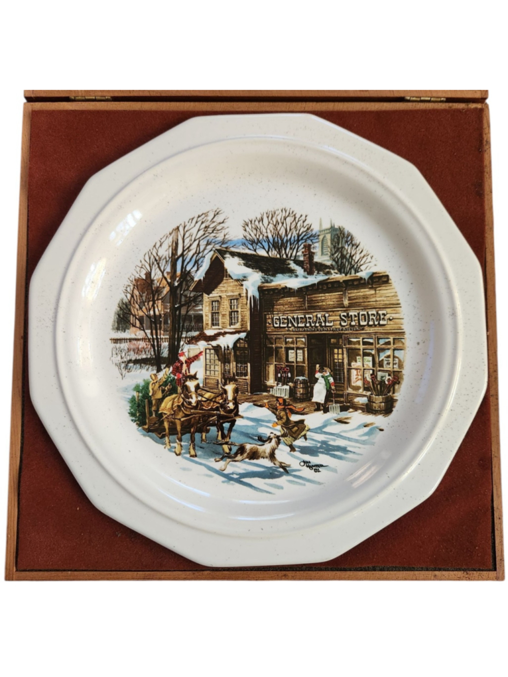 Vtg 1981 Pfaltzgraff Company "The General Store" by Jon Hunter #2678 with box...